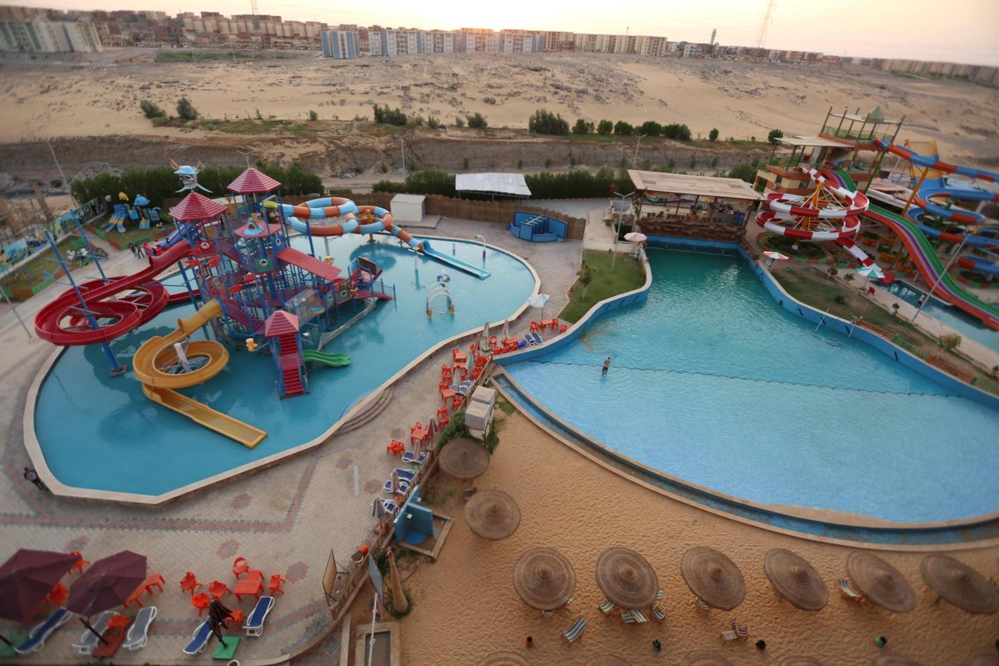 Marina Aqua Park Hotel Asszuán Kültér fotó